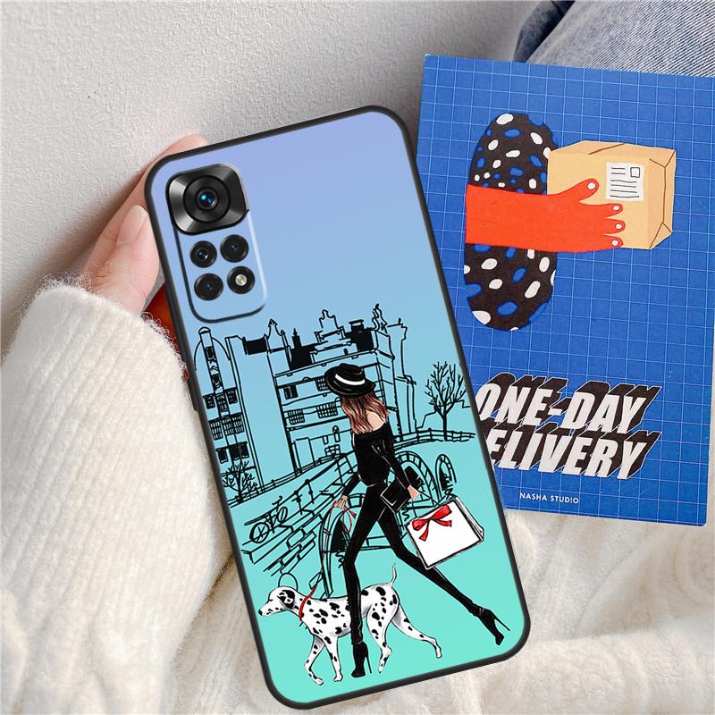 

Fashion Girl Funda For Xiaomi Redmi Note 11 9 10 12 13 14 Pro 9S 10S 11S 12S Redmi 13C 10C 12C 14C Case Redmi 13 4G