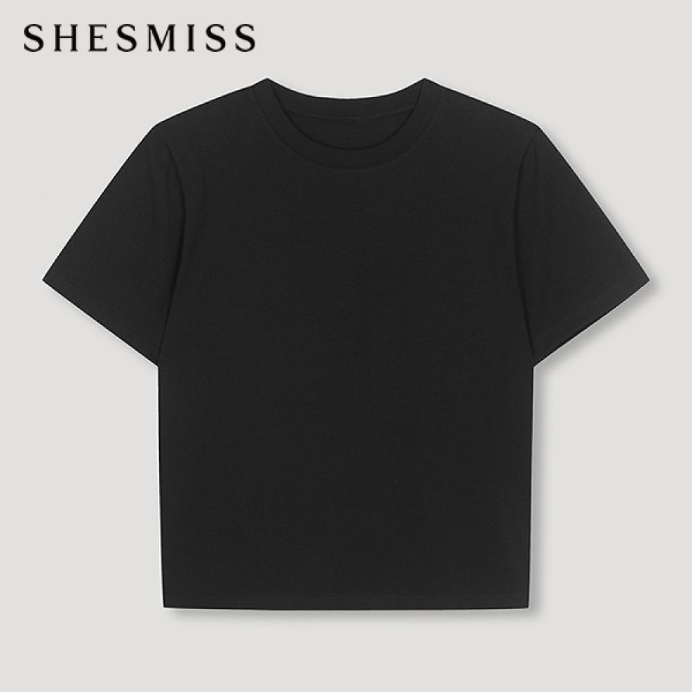 

Футболка с коротким рукавом Shs Miss Basic sajTsn22510 Bk blacks/00