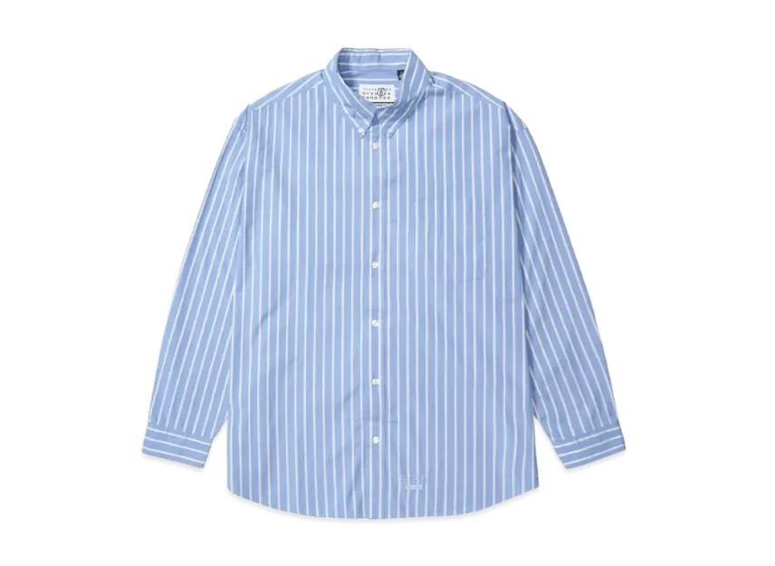 Supreme x MM6 Maison Margiela Stripe Shirt "Blue"