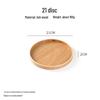 ZISIZ Transparent Round Serving Plates