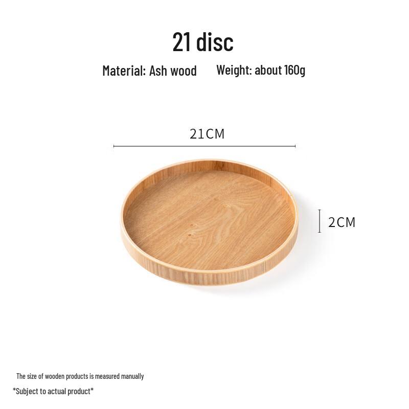 ZISIZ Transparent Round Serving Plates