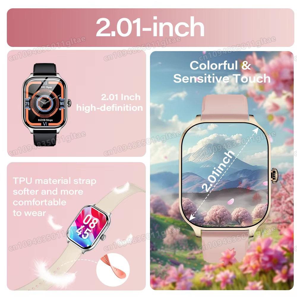 2026 New Smart Watch Bluetooth Talk Gps Tracking Heart Rate Sleep Monitor Message Alert Smart Watch Gifts Men and Women Pk HT30 2