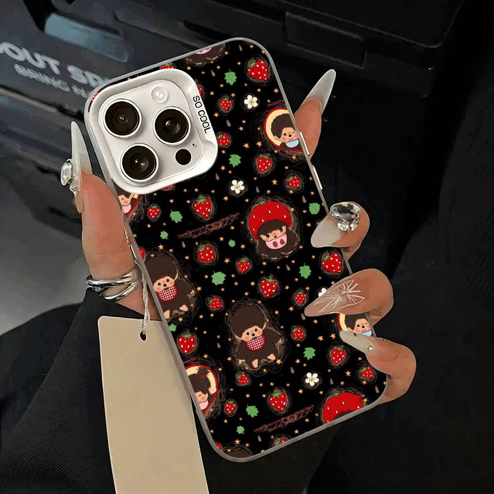 

Cute M-monch-hichis Phone Case For IPhone 17 Air 16 15 14 13 12 11 Pro Max White Sliver Hard Cover iPhone16SE4