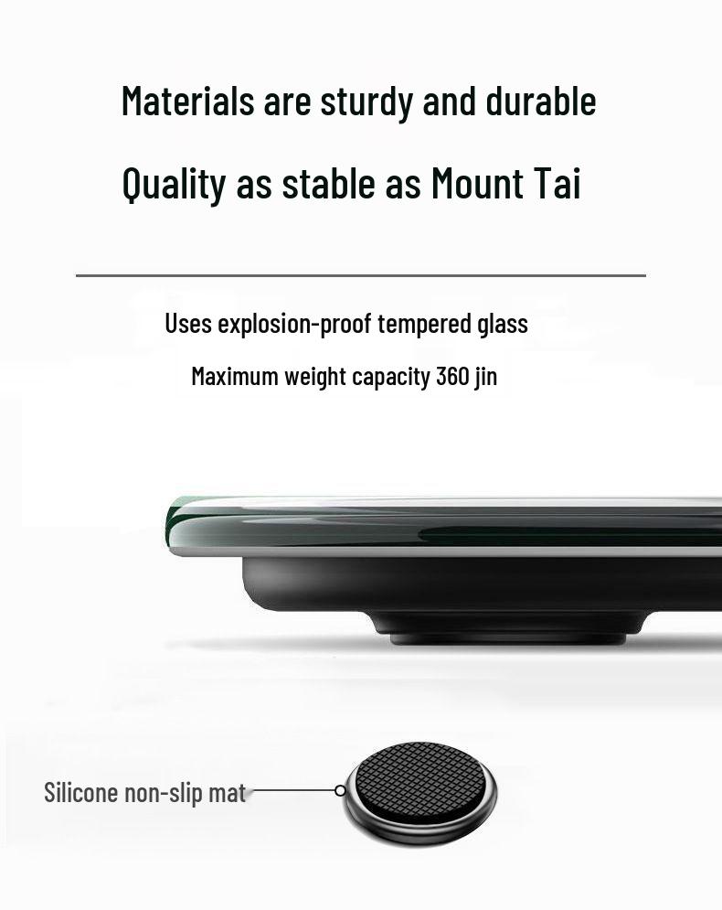Rechargeable High-Precision Body Fat and Weight Scale