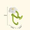Flower Bag Hook No Drill Desk Hanger Portable Clamp for Table Edge Side Mount Organizer for Student School Classroom Desk