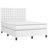 VidaXL Sommier à Lattes de Lit avec Matelas et LED, Lit Rembourré, Lit Double, Lit Adulte de Chambre à Coucher Intérieur, 3135940