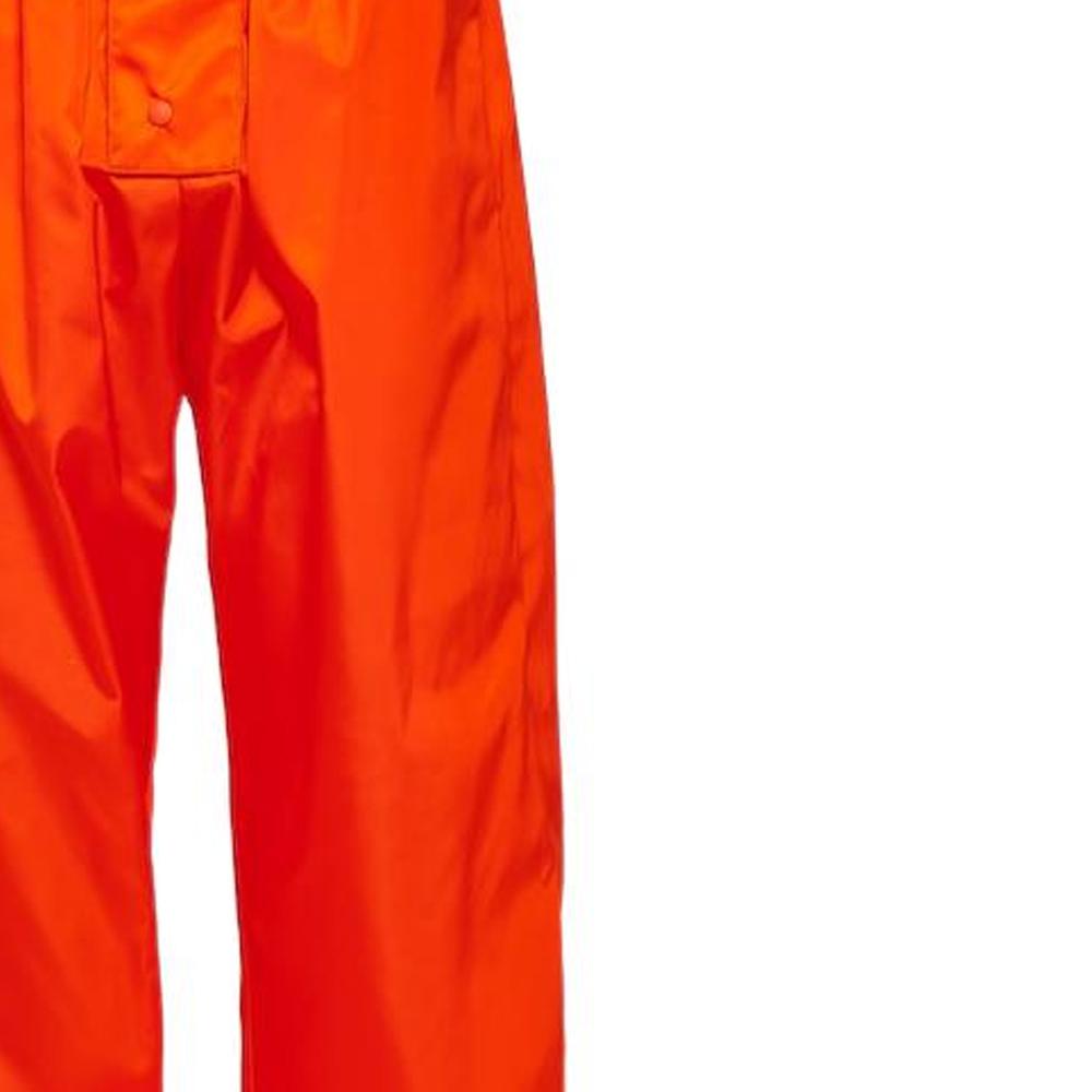 PRADA Casual Pants Men's Orange Moderate Straight Fit Pants SPH231-1WQ8-F0049-S-222