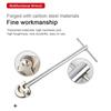 Multifunctional Sink Wrench Carbon Steel Faucet Sewer Pipes Bathroom Plumbing Installation Disassembly Tool 180 degrees