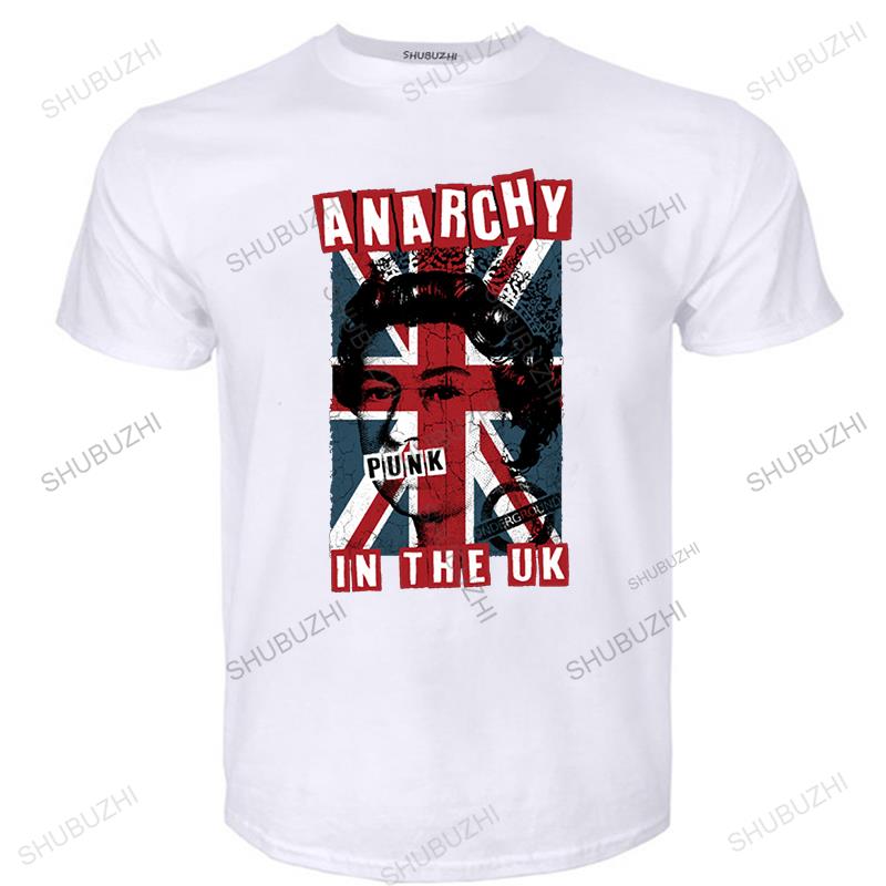 man summer short sleeve ANARCHY In The UK T Shirt Mens Punk Rock Union Jack Clash Unisex T Shirt All Size fashion tee-shirt