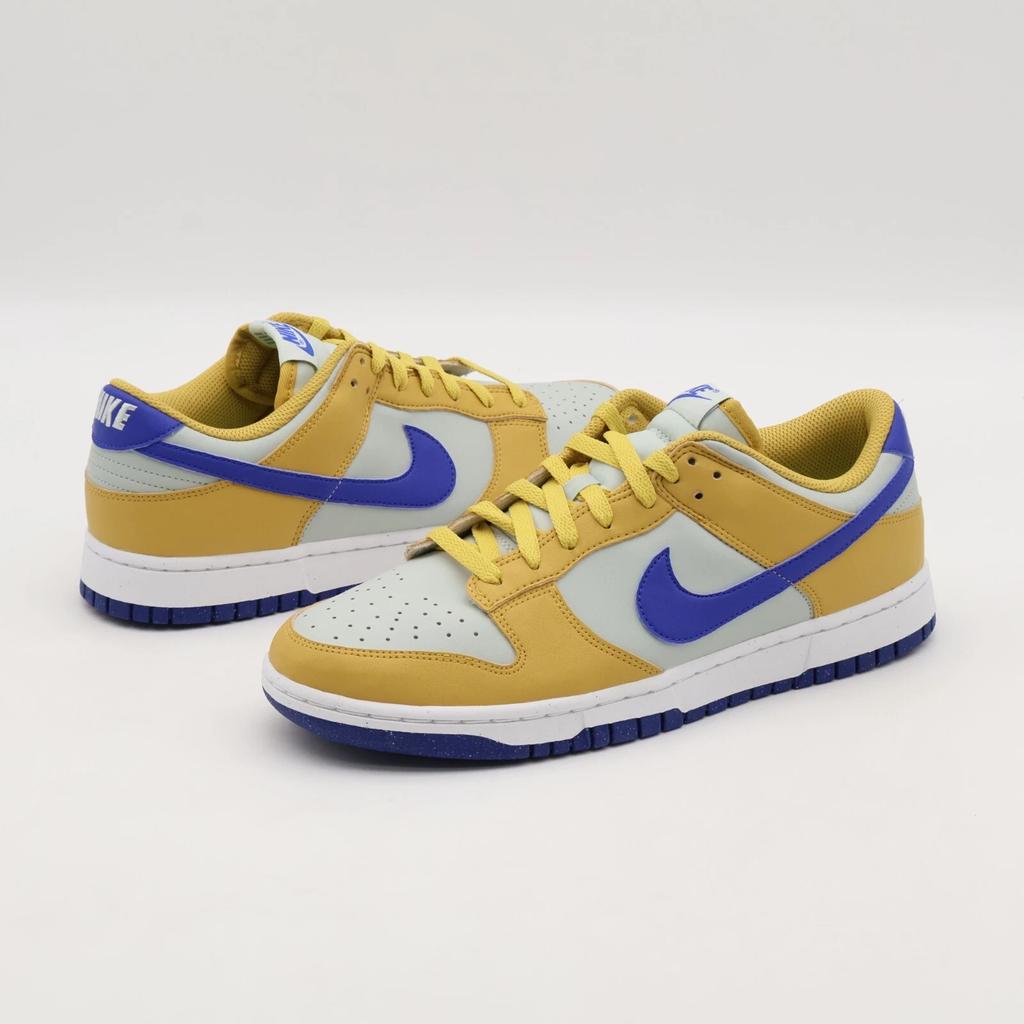 DN1431-700 Nike Dunk Low Next Nature Wheat Gold Yellow Blue Royal (Women's)