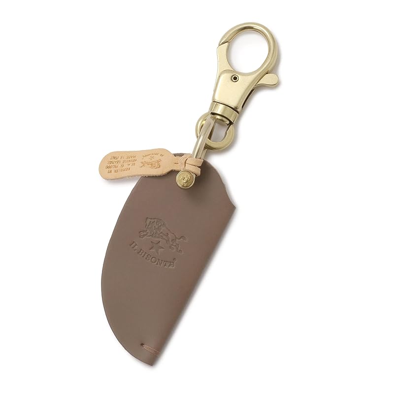 

[IL BISONTE (Il Bisonte)] key ring key ring leather genuine leather cowhide ladies men s unisex gray gray