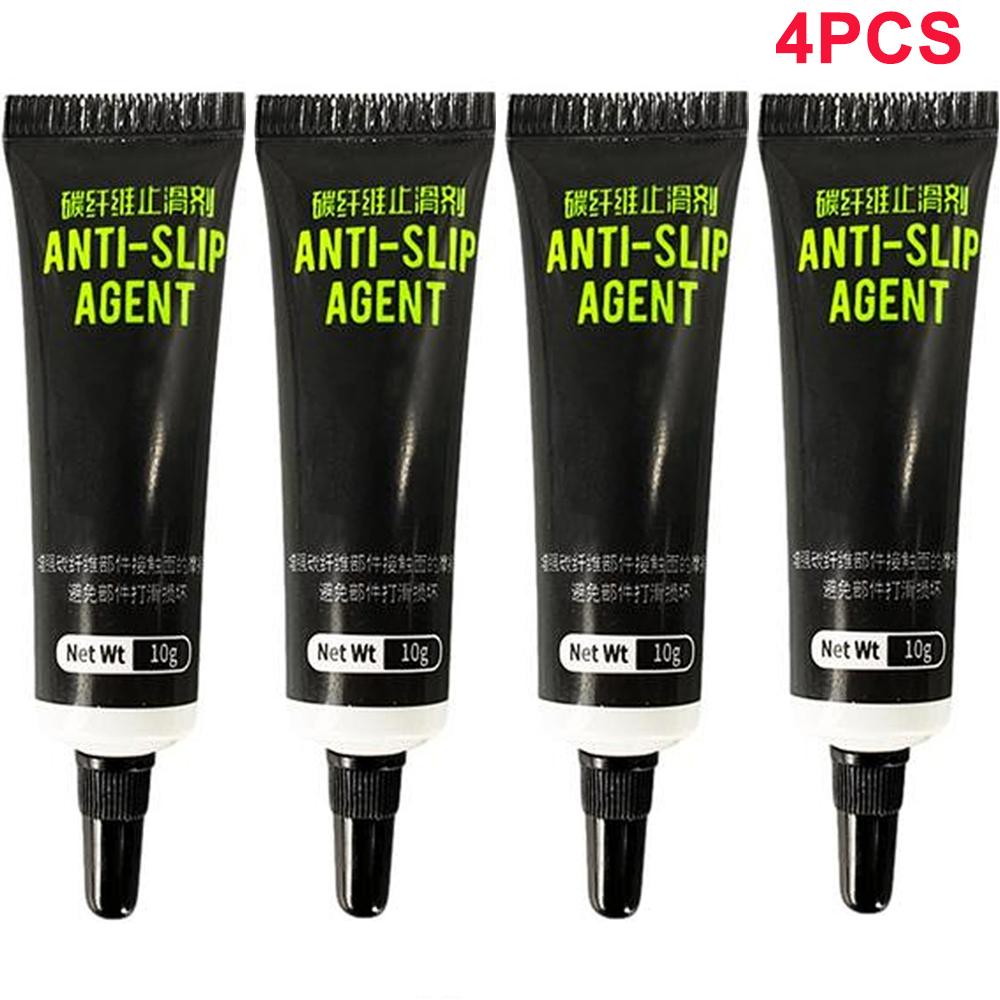 Agente Anti-Derrapante de Fibra de Carbono 10G Para Espigão de Selim Guidão Quadro Mesa Superfícies de Fibra de Carbono Acessório de Proteção Graxa de Bicicleta 1-4 peças