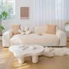 Plush Sofa Cushion Winter Thicken Thermal Cushion Non-Slip Leather Sofa Cover