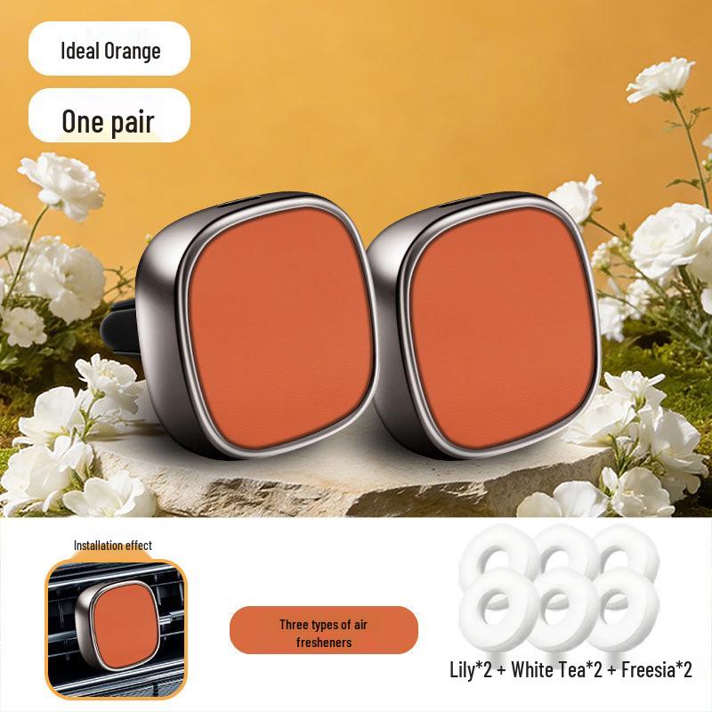 Car Vent Diffuser: Long-lasting Solid Scented Sheet with Light Fragrance for Vehicle Interior