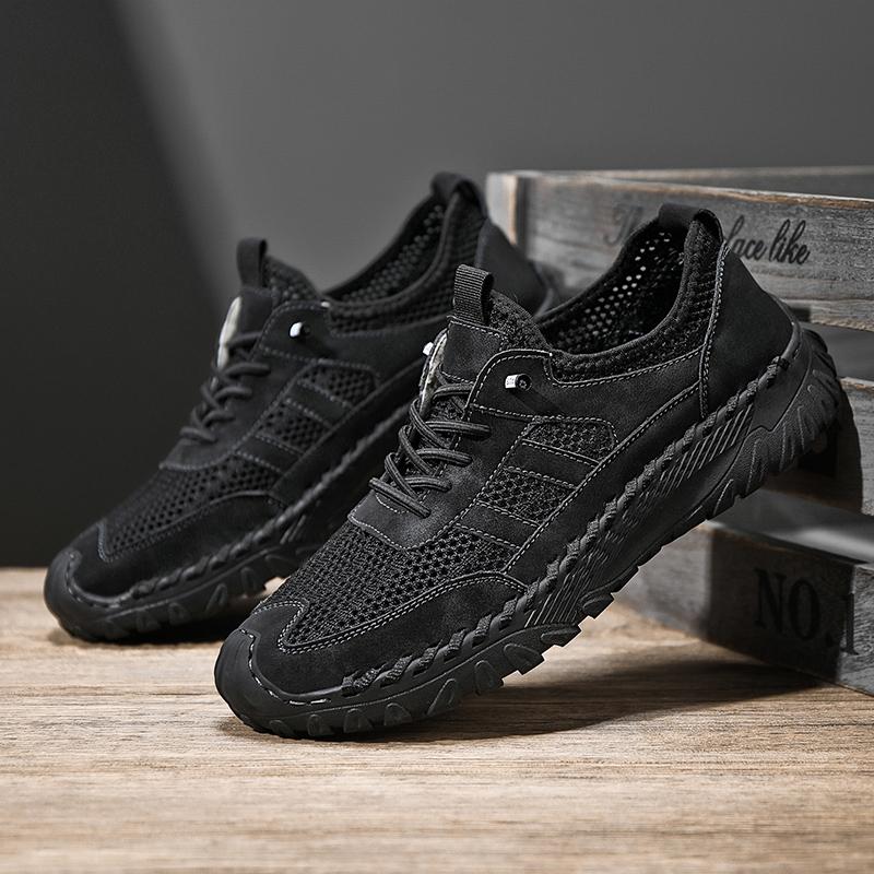 

Летние мужские сандалии из натуральной кожи, мужская повседневная обувь, уличные мужские кожаные сандалии для мужчин, пляжная обувь, римская мужская обувь 46