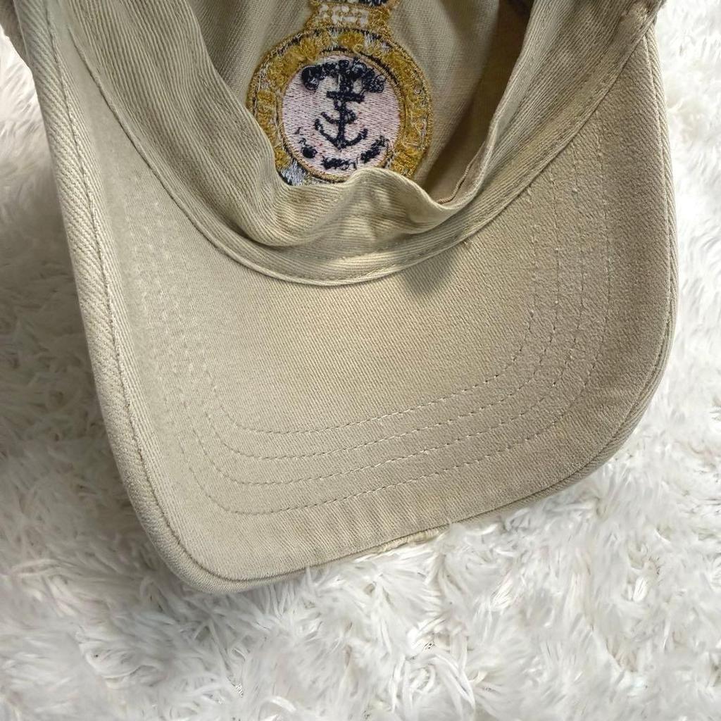 Used Polo Viral Ralph Lauren Cap Patch Embroidery Beige