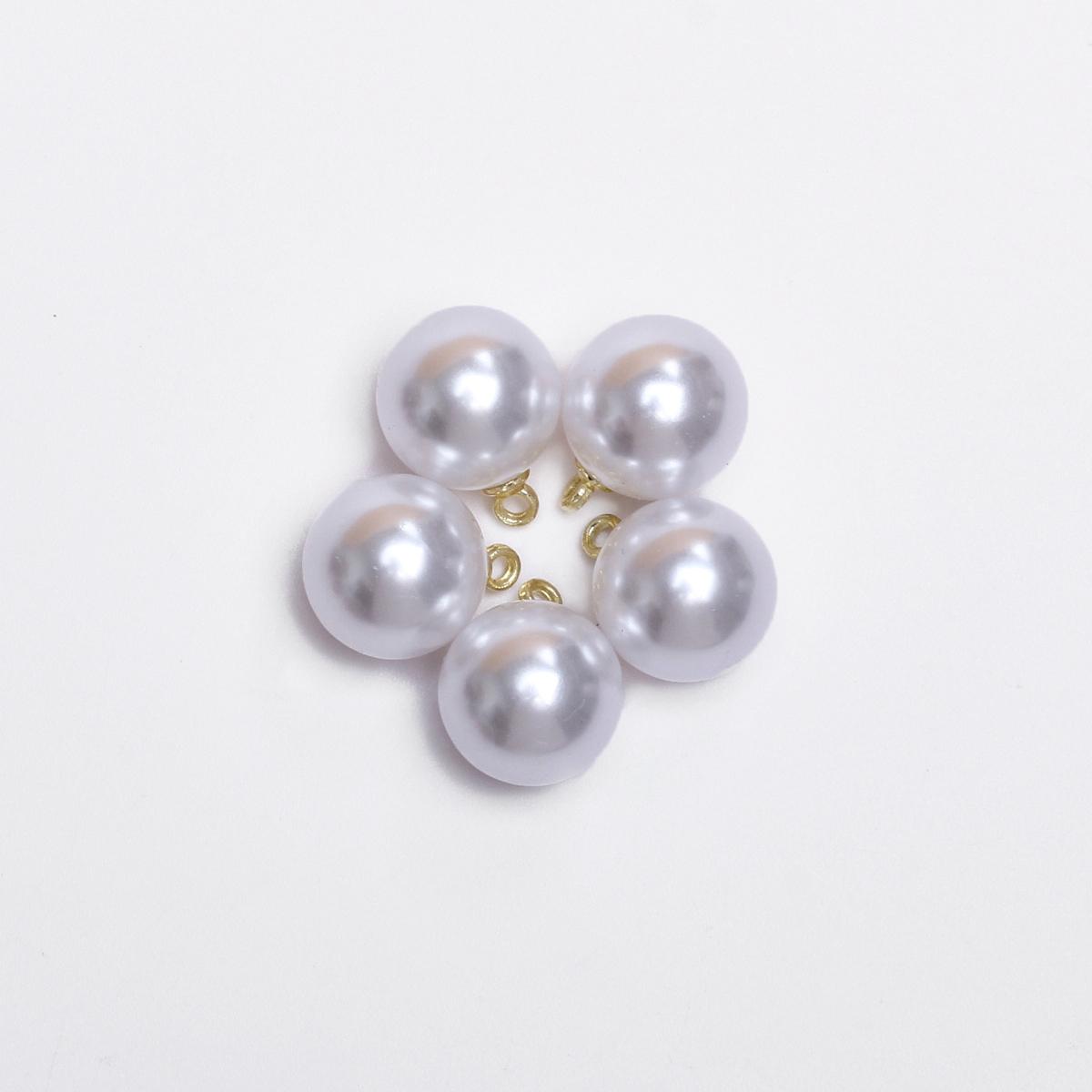 

Модное ожерелье унисекс из 5/10 жемчуга, самодельные ювелирные изделия, подвеска, мода, 4-16 мм, серьги, аксессуары, белый жемчуг, материалы, бусины, искусственный жемчуг 10mm/5pcs золотой