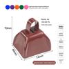 Three-Inch & Four-Inch Hand-Cranked Cowbells - 13 Colors, Perfect for Parties and Handicrafts