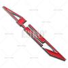 New 3D 427 Metal Alloy Adhesive Adhesive Emblem Rear Trunk Badge Front Fender Sticker Decal For  Camaro Cruze