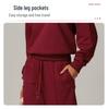 Zechuang Women's High Waist Wide Leg Casual Sports Sweater Suit - Slim, Long Sleeve, Comfortable for Running & Fitness, Style 8933