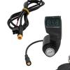 Lock Handlebar Control Digital Display Power Switch Ignition Plug Waterproof Sturdy PP Material