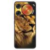 For ZTE Nubia Music 2 Case 2025 Soft Black Silicone Bumper Butterfly Painted Phone Cover for Nubia Music2 Cases Fundas Capa