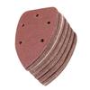30Pcs Mouse Sander Sandpaper 5 Hole Backing Sand Sheets Abrasive Material for Wood Metal Plastic Applications
