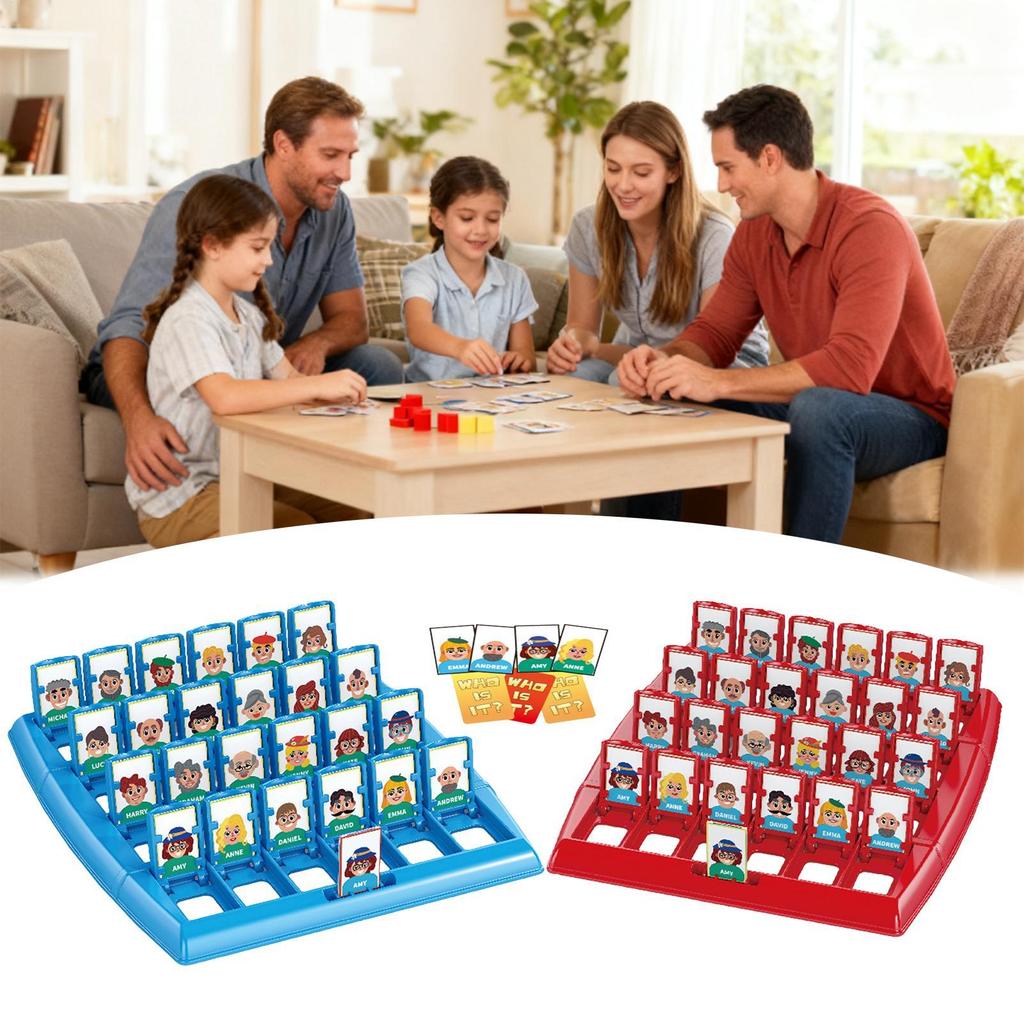 GuessWho I Am Board Game Parent-child Interaction Toy Logical Reasoning Children's Puzzle GuessMe You My Character Chessboard
