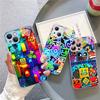 Game Geometry Dash For IPhone 14 13 12 Mini 11 Pro XS Max X XR 14 Plus Tempered Glass Cover