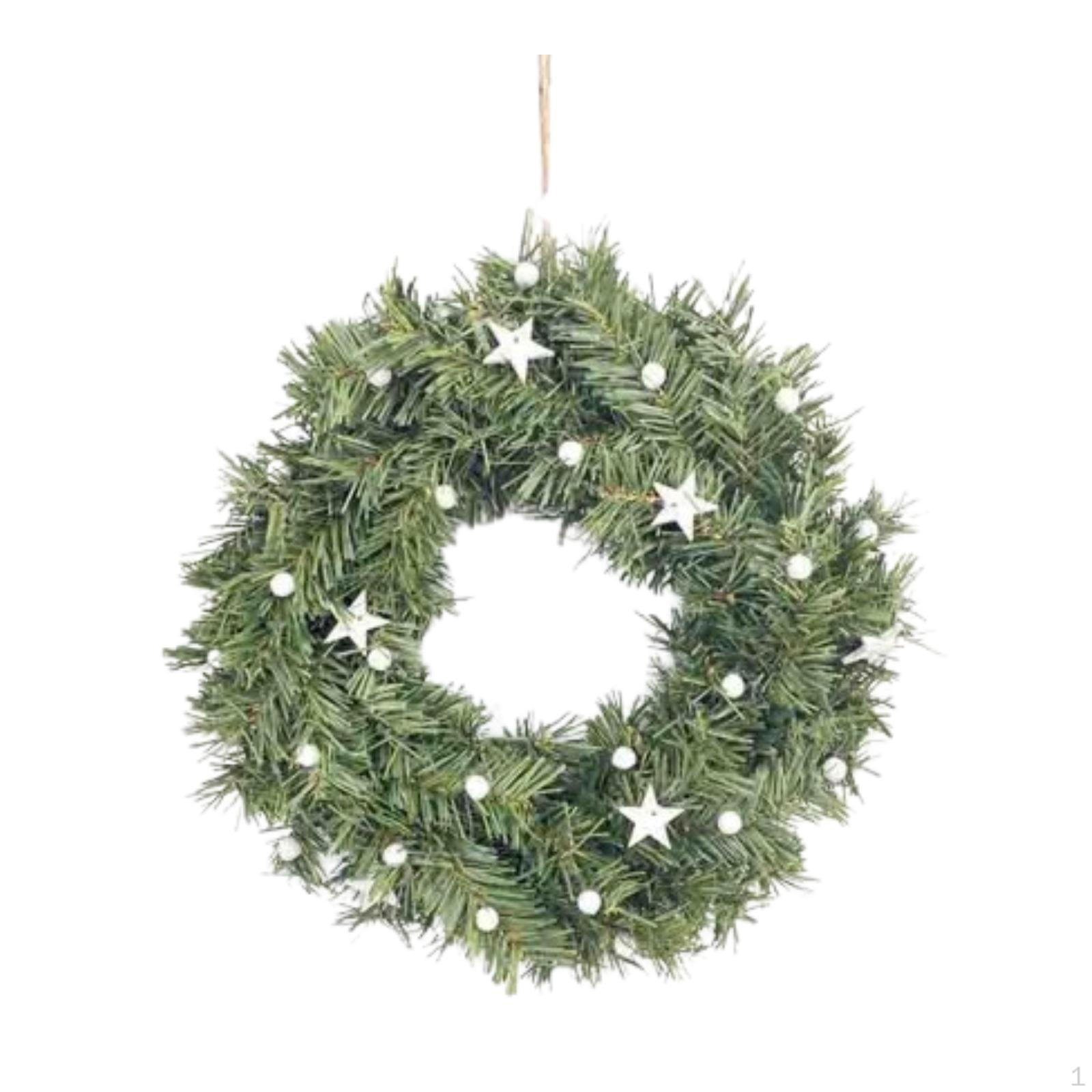 

Искусственный еловый венок, гирлянда, садовое украшение