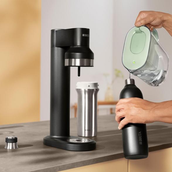 Brita sodatrio carbonator bottle 0.65 l black