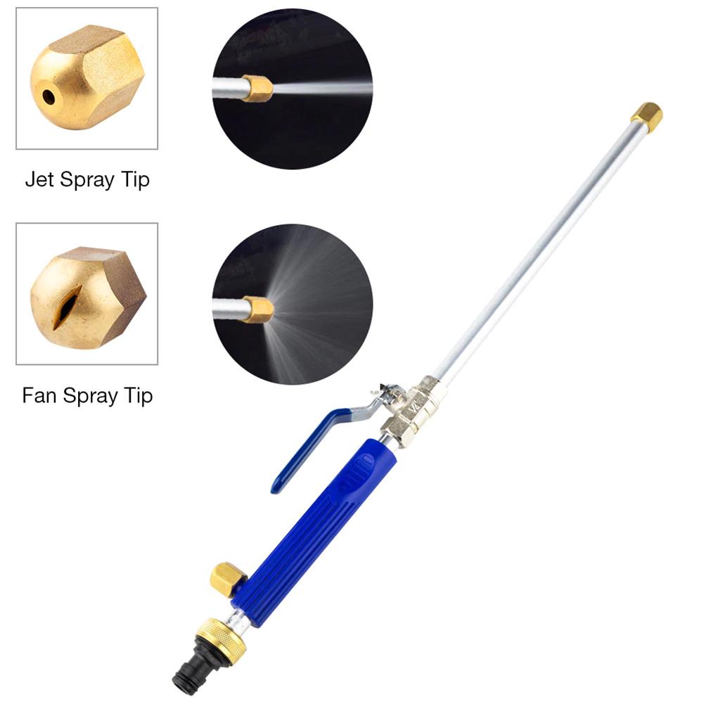 Garden Water Gun for Car Washing Electric Cold Water Pressure Washer Irrigation Tool 3 4 46cm Blue