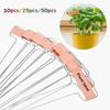 10pcs Metal Plant Label Stakes 6/8/10inch Copper Plant Tags Inserts Sign Weatherproof Marking Gardening Flowers Herbs Marker