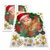 Christmas Window Door Sticker Decorative Window Santa Claus Stars 50 M