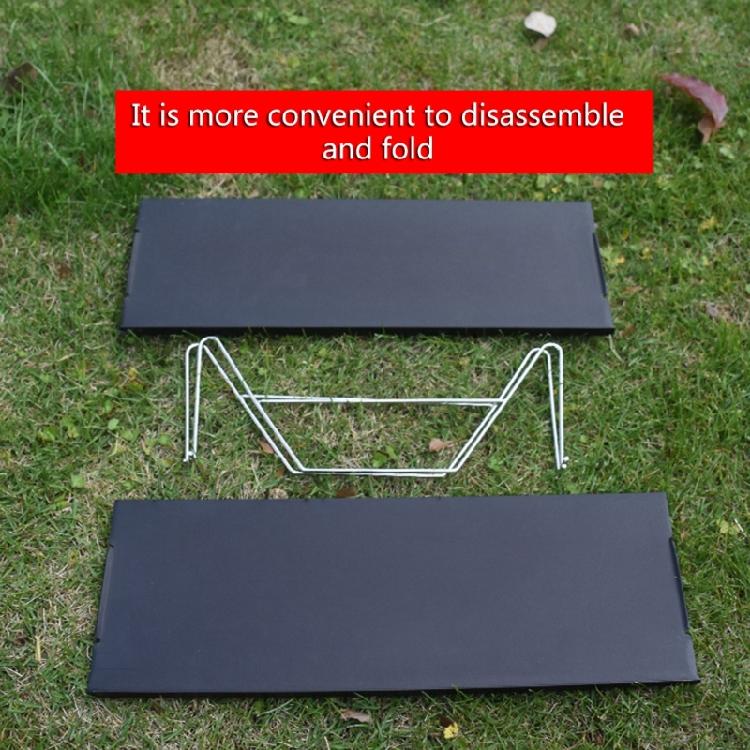 Kleiner Faltbarer Picknick Reise Camping Klappbarer Aluminiumtisch für Outdoor Wandern