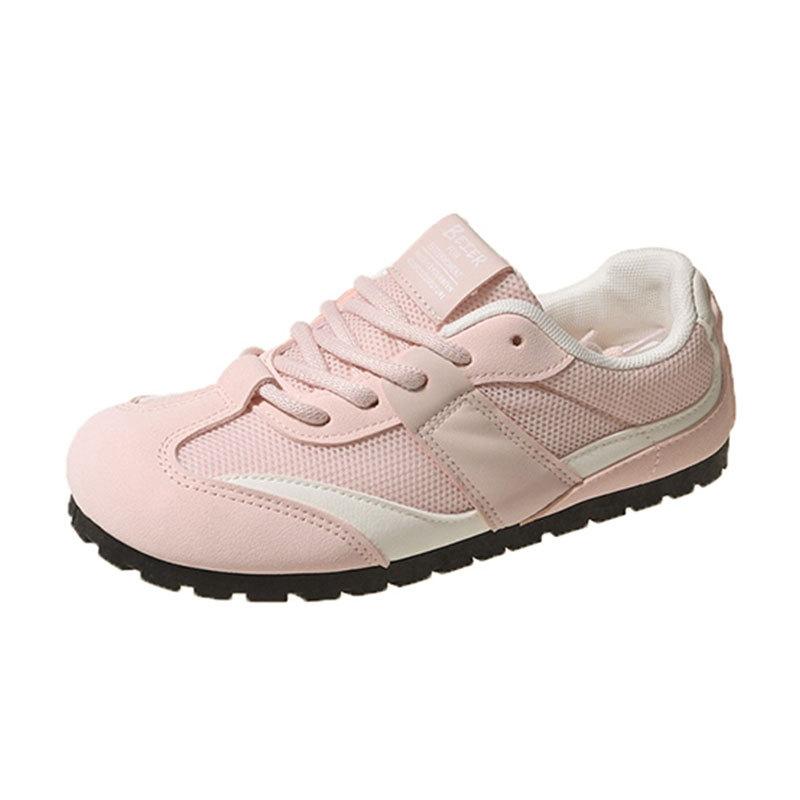 2025 autumn new ballet women round head chic niche ugly cute board Ayude training shoes casual sports shoes flat bottom