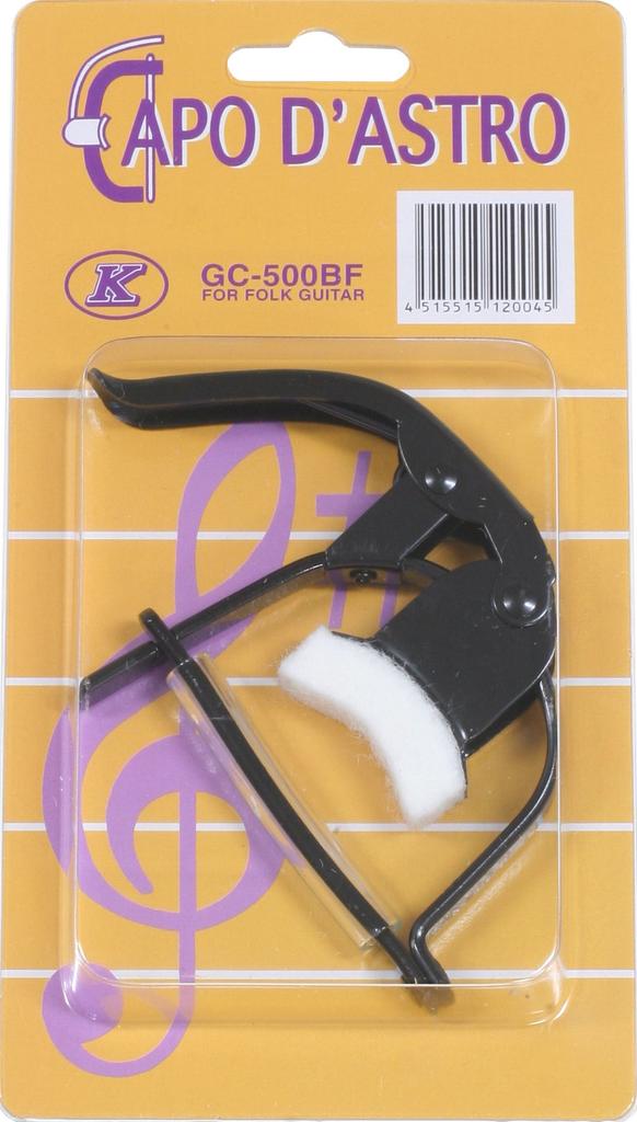 Kikutani for Acoustic Black Capo, One-Touch Type, Guitars, GC-500BF,