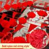 Festone Triangolare Rosso Personalizzabile per Decorazioni di Matrimonio