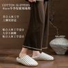 Men's cotton slippers men's autumn and winter outer wear new indoor home thick bottom warm plush cotton drag men's style
