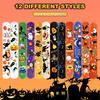 24PCS Halloween Celebration Slap Bracelets Comfortable Wear Wristbands Bracelets for Parties and Night Event Wholesale