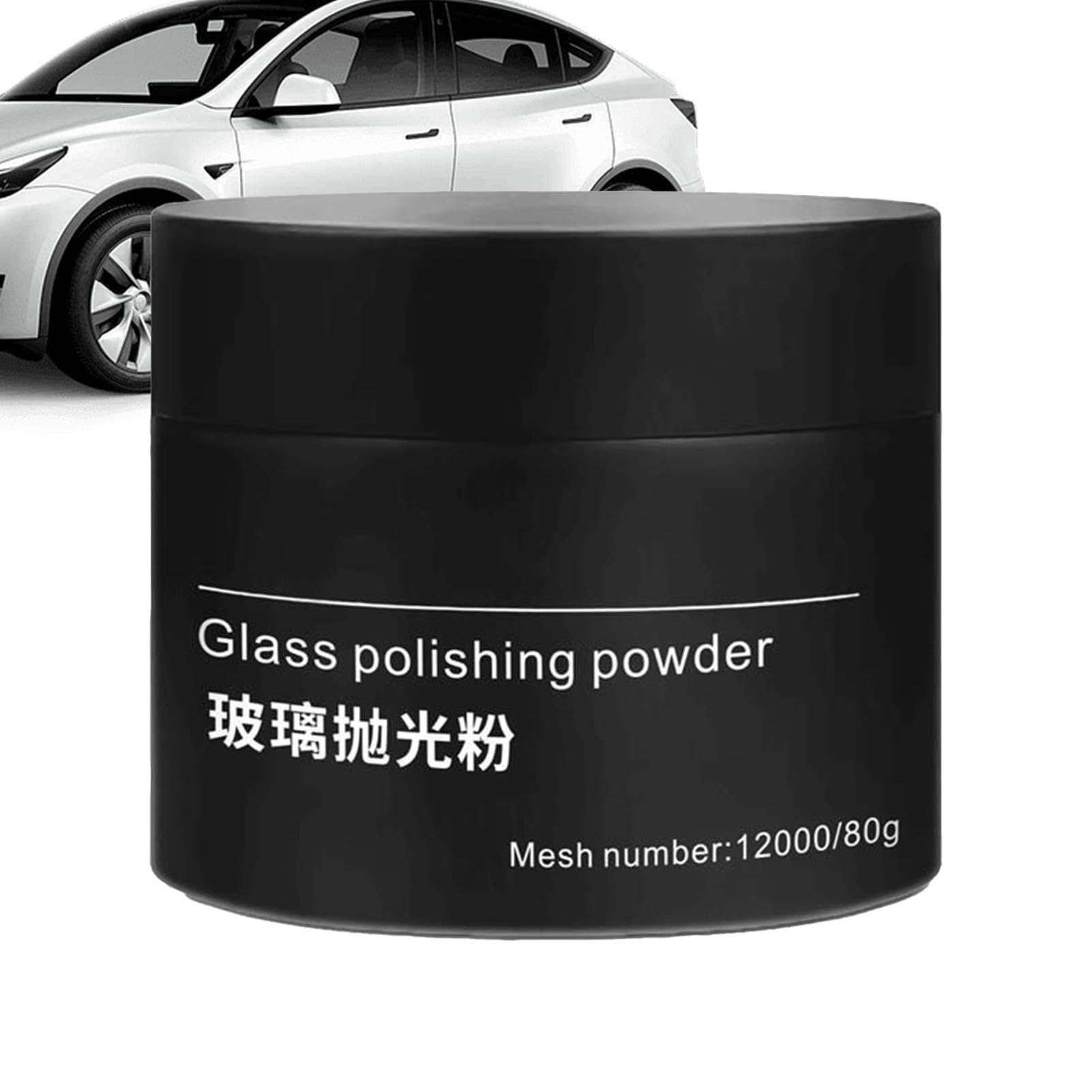 

Glass Polish Scratch Remover, Glass Polish Repair, Glass Polish 80g Automotive Glass Polish | Please refer to the description