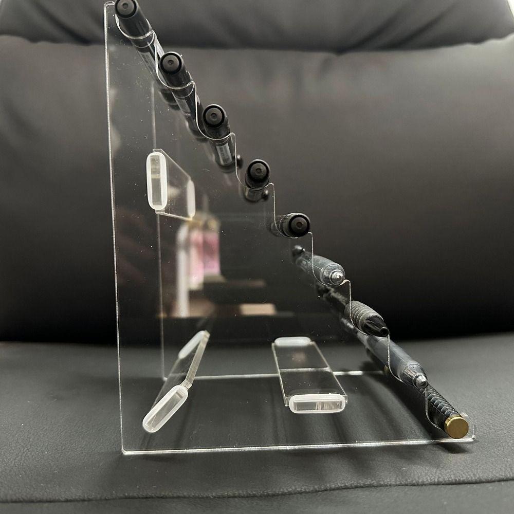 Display Stand Acrylic Pen Holder Transparent Makeup Brush Holder Pen Organiser  Cosmetic Brush