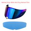 Rpha11 Helmet Visor With Anti Fog Helmet Film for HJC HJ26 Rpha 70 St Dustproof Windproof Uv Protection Sunscreen Shield