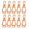 Multipurpose Clip Hook for Outdoor Organization Plastic Clamps with Nonslip Grip for Camping Hiking Accessories
