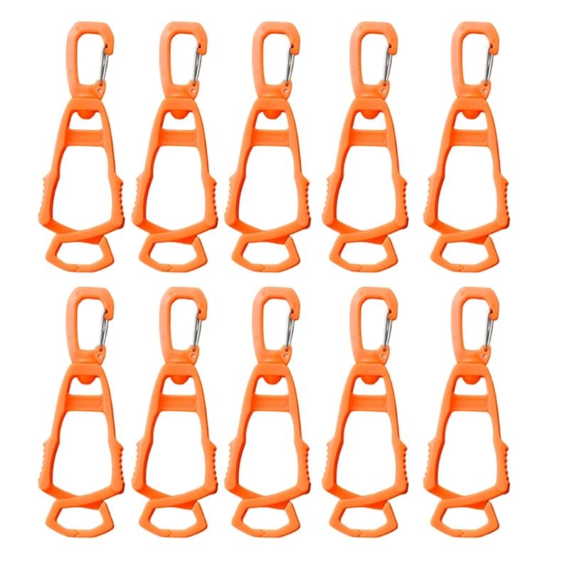 Multipurpose Clip Hook for Outdoor Organization Plastic Clamps with Nonslip Grip for Camping Hiking Accessories