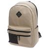 Li Ning Sports Lifestyle Series Simple Fashion Polyester Backpack Unisex Backpack Khaki ABSR132-2