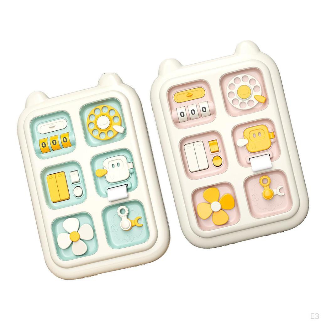 Activity Board for Toddlers, Sensory Learning Tool Ages 2 To 5