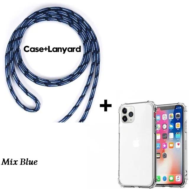 Crossbody Strap Cord Case for Samsung Galaxy A01 A72 A73 A12 A31 A41 A51 A71 A10 A40 A50 A70 A21S Necklace Funda Lanyard Coque