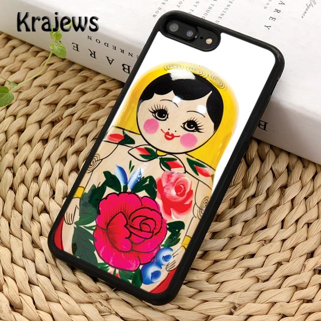 Cute Russian Dolls Matriochkas Phone Case Cover For iPhone 16 15 14 plus XS XR 11 12 mini 13 pro max coque Fundas
