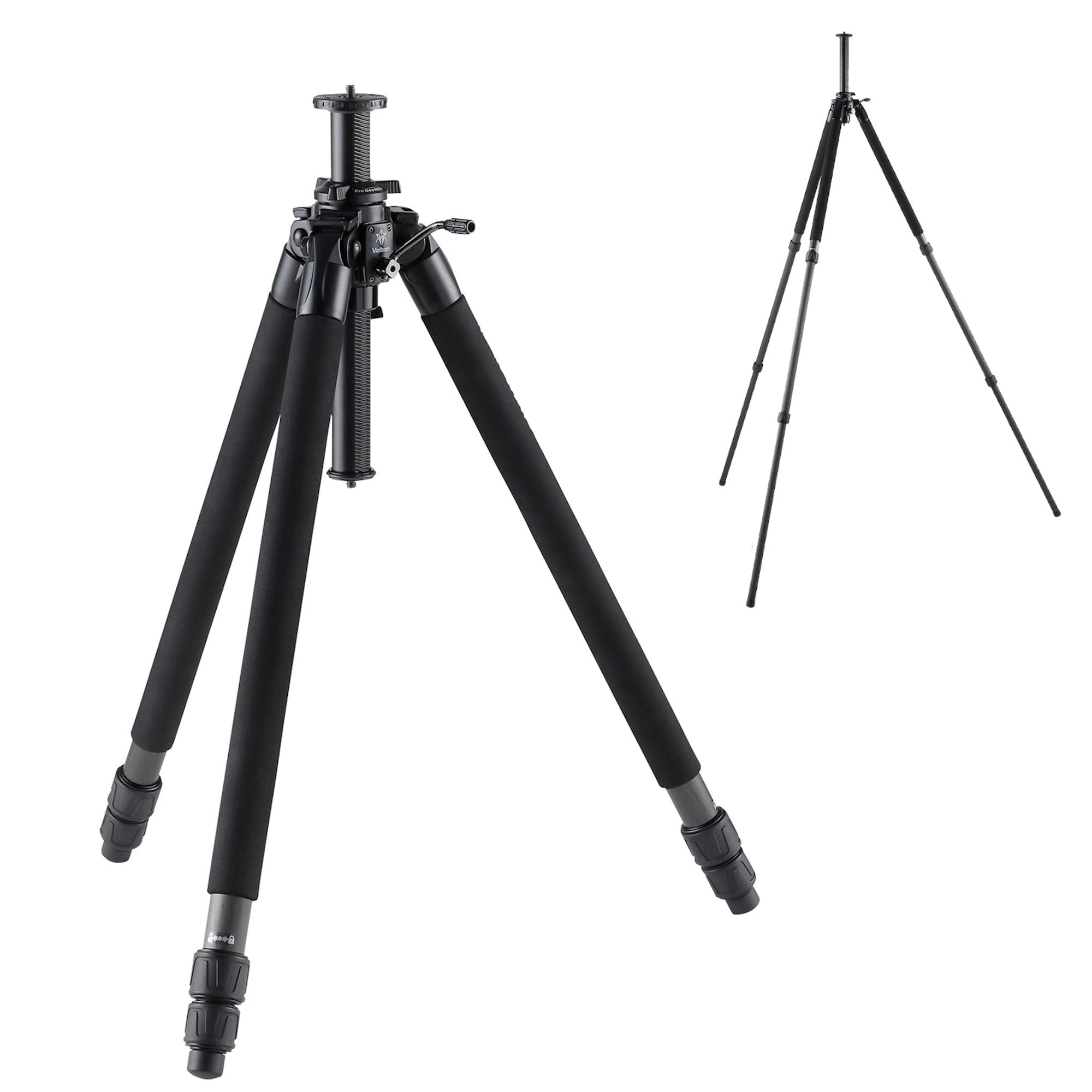 

Velbon Великий Карбоновий Штатив 3 Секції Професійний Geo N830 AZ AMZPROGEO N830 Загальна Висота 2000мм Діаметр Ноги 36мм 3 Секції Тип Замка Гайка Зубчастий Ліфт чорний